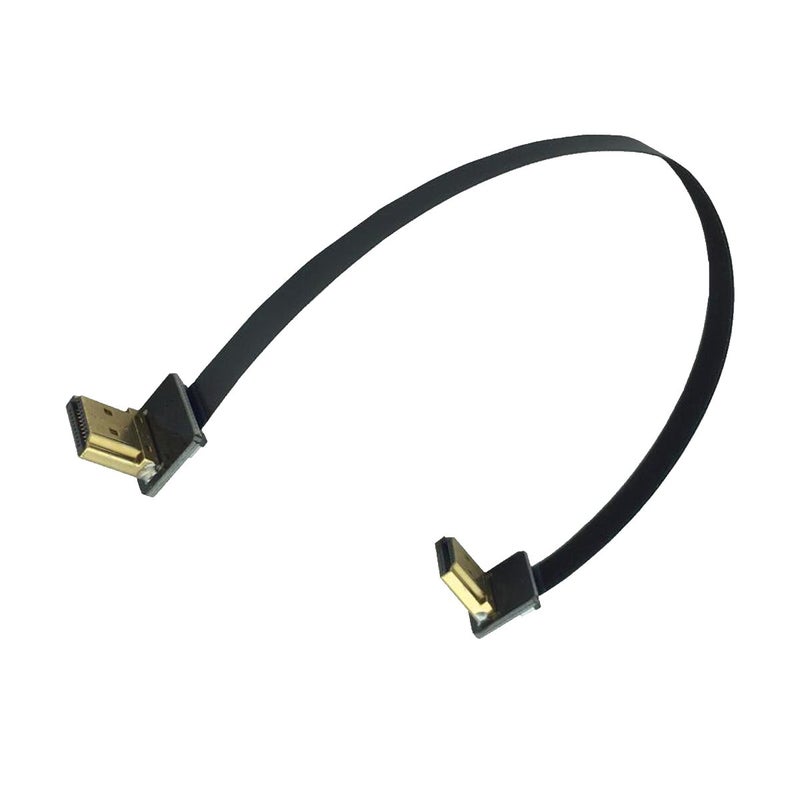 Kework 20cm FPV HDMI Slim Flat Cable, Upward Male to Upward Male 1080P HDMI Cord - Image 3